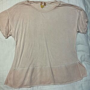 NYTT blush pink tee size Small